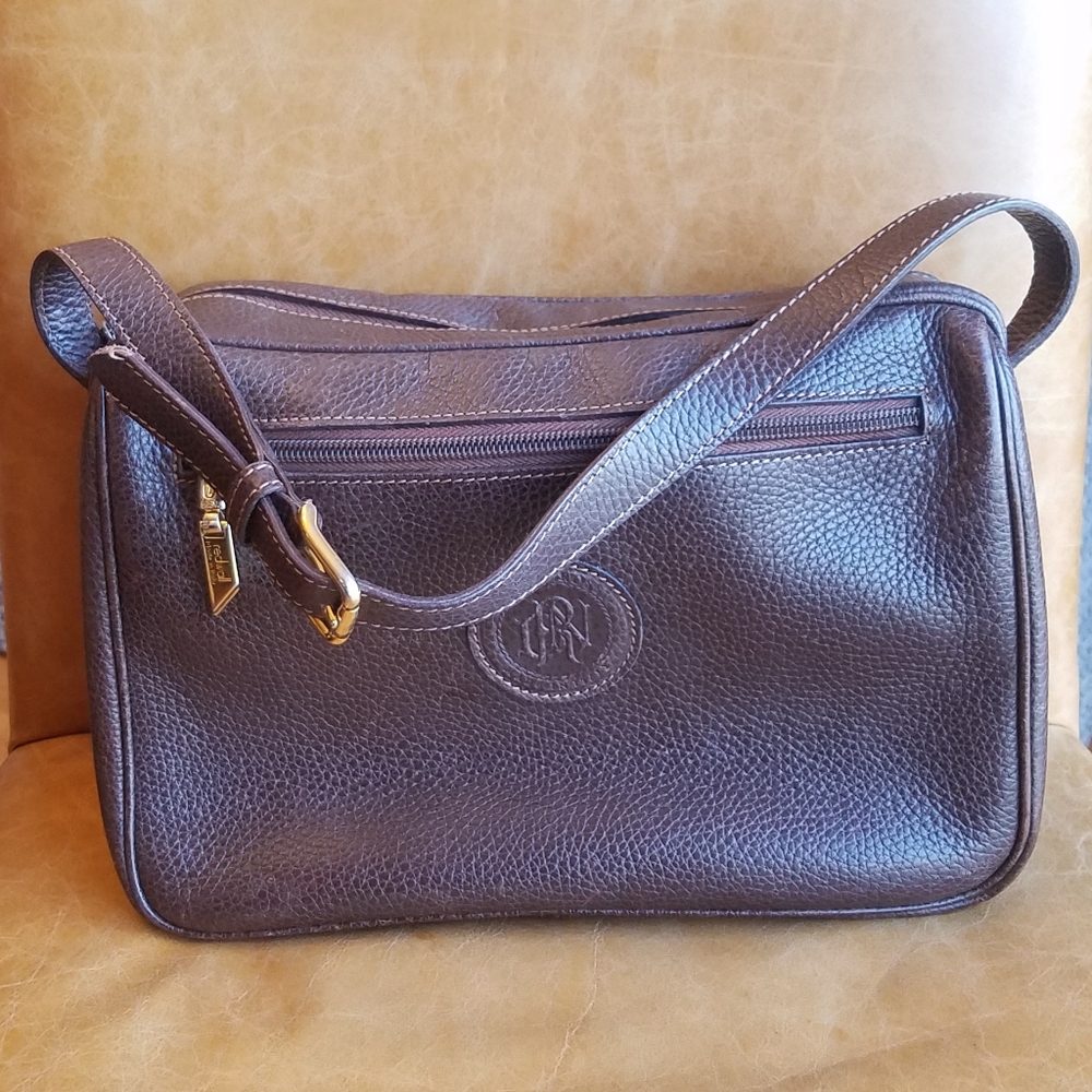 Vintage REDWALL Made in Italy leather satchel bag purse